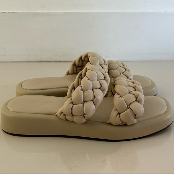 American Eagle women’s braided platform sandals - Picture 2 of 5